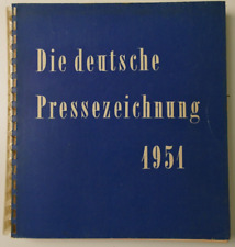 Frank E.W.Drexler Die deutsche Pressezeichnung 1951 Stuttgarter Zeitung  To-6119