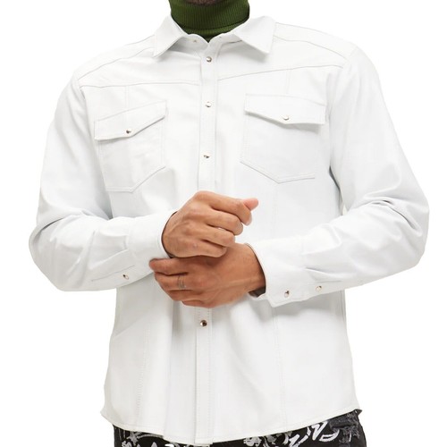 Weißes leder klassisches - leder,
