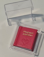 Miniaturbuch Minibuch - "Hochzeit Jubiläen", Büchlein zum Hochzeitstag, 15x18mm