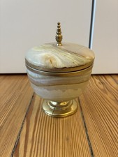 Fußschale Onyx-Marmor mit