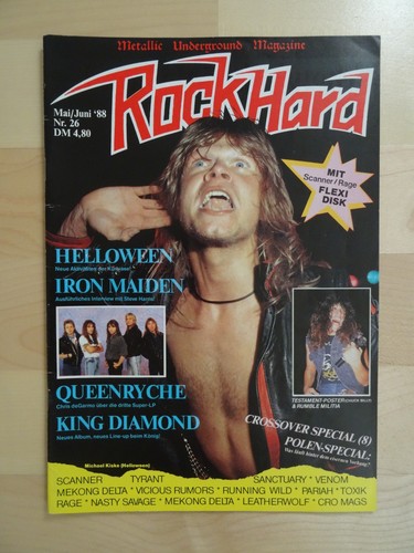Rock hard mit poster - rock,