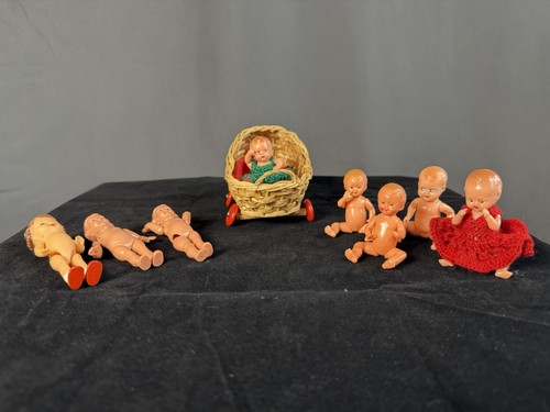 Vintage mini puppen konvolut - puppen,