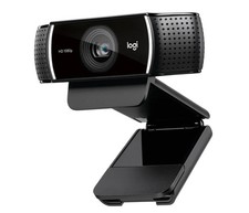 Logitech C922 Pro Stream Webcam mit Stativ, Full-HD, 78° Sichtfeld, Autofokus