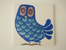 Fliese Kachel  15 x 15 cm Eule