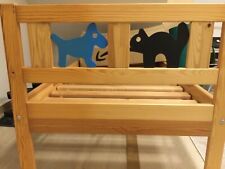 Kinderbett Holz hell, IKEA, 70x160m inklusive Lattenrost/ Matratze