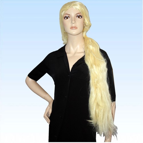 Hexenperücke extra lang - , blond
