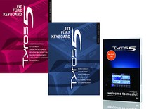 Zubehörset für Yamaha Tyros 5 Keyboard Lern DVD f- T5  Buch 1 und Buch 2 !