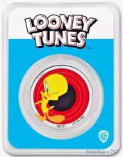 Silver Coin: 2023 Samoa, Looney Tunes "TWEETY"  1oz Fine Silver 0,999 in Color