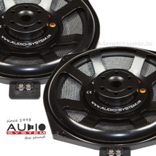 Audio System 500 Watt Untersitz Subwoofer Lautsprecher BMW 1er E81 E82 E87 E88 F