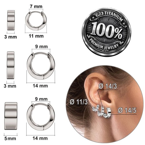 Titan klappcreolen unisex - klappcreolen,