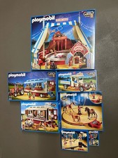 7x Playmobil Roncalli 9398 9040 9041 9042 9044 9045 9047 Zirkuszelt Trecker LKW