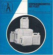 Verpackungsmittel aus Plast – Kanister zum Transport gefährlicher Güter