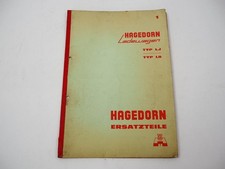 Hagedorn LJ LS Ladewagen Baujahr 1966  Ersatzteilliste