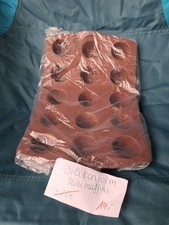 Tupperware Silikonform, Mini-Muffin für 15 Kleine Muffins Braun