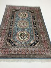 Super Taj Mahal Agra Indien   sehr fein  bunt Handgeknüpft  240X150 KL 206020