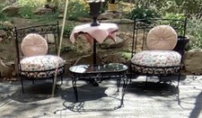 Gartensessel Schmiedeeisen handgemacht etwas besonderes aus Marokko