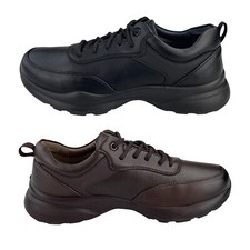 Herren Halbschuhe Schnürer Freizeitschuhe Kunstleder Leder-Optik Elegant 73950