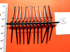 Spur HO, ROCO, ?,  Rungen, 24 Stück, schwarz, (3), gebraucht