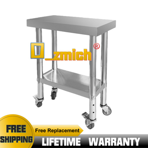 61x30cm edelstahltisch mit - 61x30cm,