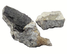 Pyritkruste auf Kalkspat   von  Grube Willi Agatz, Gittersee, Dresden, Sachsen