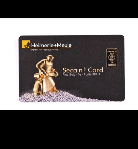 Goldbarren gramm 999 gold - 1,