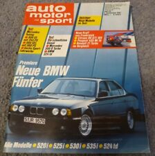 AMS 25/87 BMW 5er E 34, Mercedes 300 D, 300 CE W 124, 560 SEL Tuning