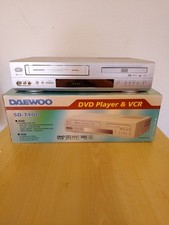 DAEWOO SD-7400 DVD PLAYER /VIDEO CASSETTE/Kassetten/DVD RECORDER