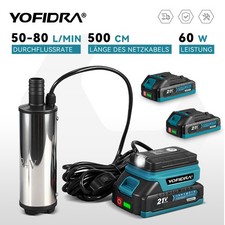 50- 80 l/min Für Makita 18V