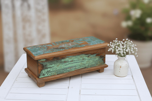 Dekorative holzkiste shabby - dekorative,