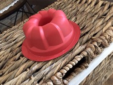 Tupperware Silikon Prinz Guglhupf Backform rot