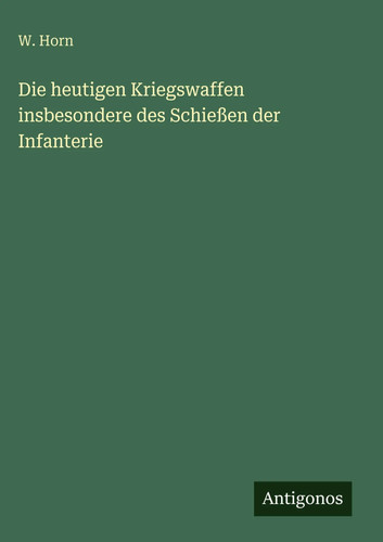 Horn die heutigen - w.,