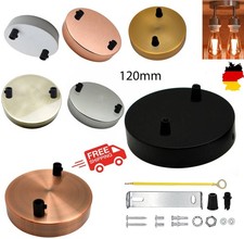 Deckenrose Metall 12cm Rund