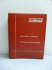 Gutbrod Original Katalog II  TERRA Ersatzteile-Katalog u. Werkstattinformationen