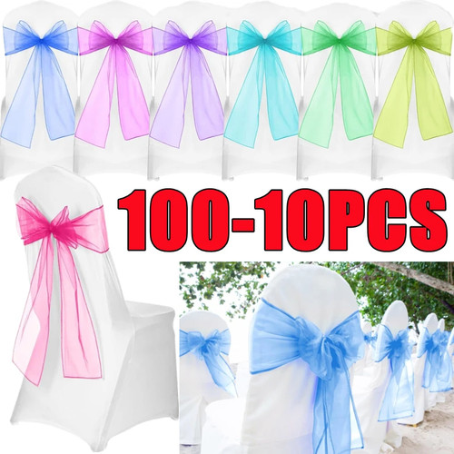100pcs organza chair - 10-100pcs,