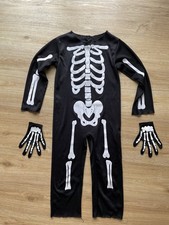 Kinder skelett kostüm overall - skelett,