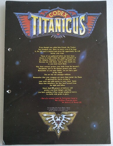 Codex titanicus 1989 - titanicus,
