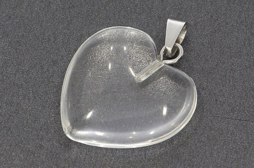Bergkristall herz schmuck - bergkristall,