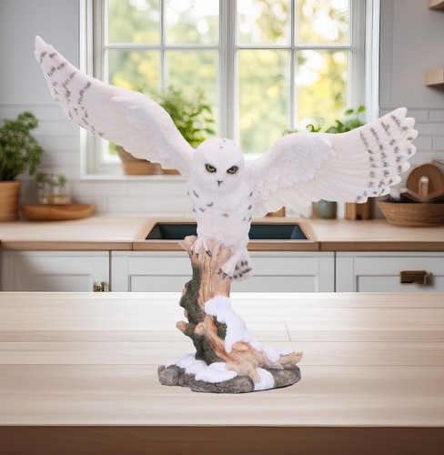 Majestätische schneeeule - majestätische,