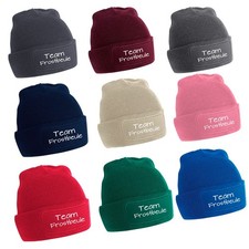 Beanie Mütze Team Frostbeule  Wintermütze Weihnachten Unisex Glühweinliebhaber