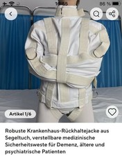 Karneval, Fasching o. Fetisch: Zwangsjacke, neu ca  L-XL, Uncle Kink Store