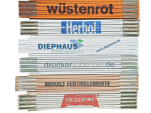 Metermaß zollstock - x,