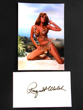 RAQUEL WELCH (†) original signiert – BRIEFKARTE und FOTO