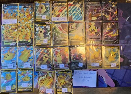 Große pokemon karten sammlung - große,