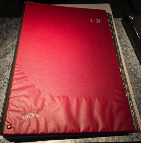 Roter pultordner von office - roter,