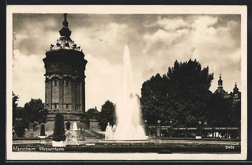 Ansichtskarte mannheim - ansichtskarte,