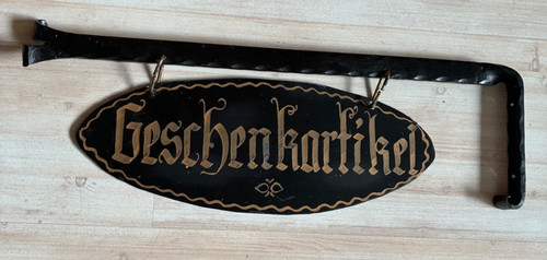 Schmiedeeisernes ladenschild - schmiedeeisernes,
