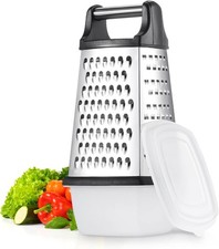 Küchenreibe Edelstahl 4-in-1