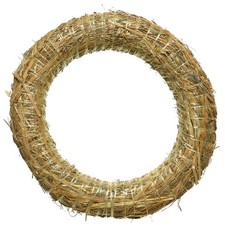 Strohkranz natur 50 cm - natur, Ø