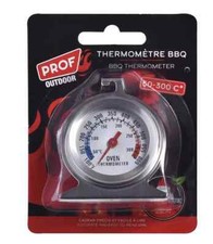 Prof Backofenthermometer - BBQ Thermometer - Metall Skala - bis 300°C Ø 60mm