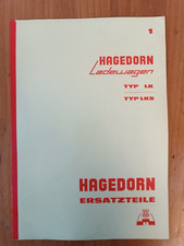 Prospekt Hagedorn Ladewagen Ersatzteile LK LKS  Brochüre Traktor Schlepper i